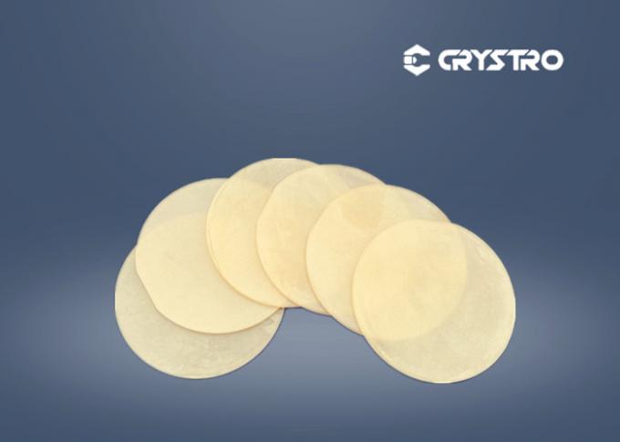 Dia 50mm Efeito Piezoelétrico LGS Cristal de Material Único Direção do Ângulo Personalizado 0