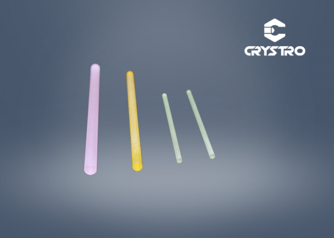 2mm 1,1% únicos lasers Crystal Rod For Medical Laser Systems do Nd YAG 0