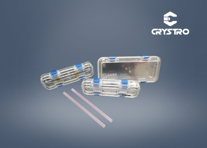 Dia 8 mm Yttrium Aluminium Garnet Laser Rods Nd YAG Single Crystal 0