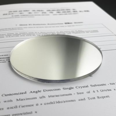 comprar Customized Angle Direction Single Crystal Substrates with Maximum Size of 4 Inch Diameter and Test Report Provided online manufacture