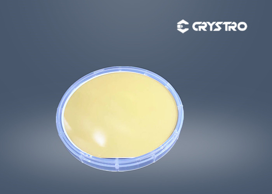 Orange Fe Doped LT Lithium Tantalate Wafer Alta densidade